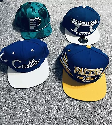 Lot Of 4 Colts/Pacers Hat - Mitchell & Ness New Era • $40