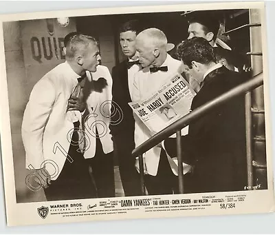 Actors TAB HUNTER & RAY WALSTON In DAMN YANKEES Film 1958 Press Photo Hollywood • $40