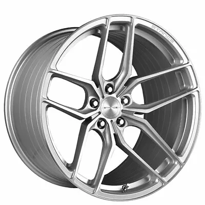 (4) 19  Staggered Stance Wheels SF03 Brush Silver Rims (B2) • $1550