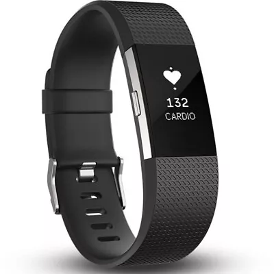 1PC Frosted Scrub Screen Protector Film For Fitbit Charge 2 Ladies Watch Black • $13.19