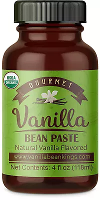 Organic Vanilla Bean Paste For Baking And Cooking With Real Vanilla Seeds 4oz • $26.90