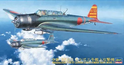 Hasegawa #09076 JT76 1/48 B5N2 Type 97 Kate Model 3 • $44