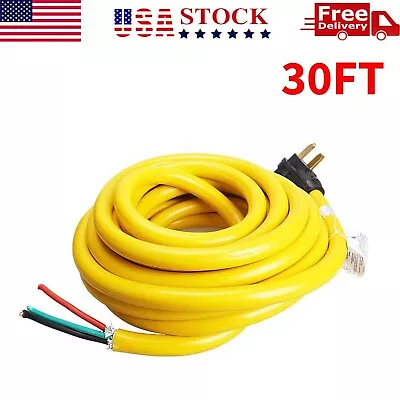 50 Amp RV Extension Cord Heavy-Duty RV Power Cord With Finger Handle 30 FT USA • $87.99