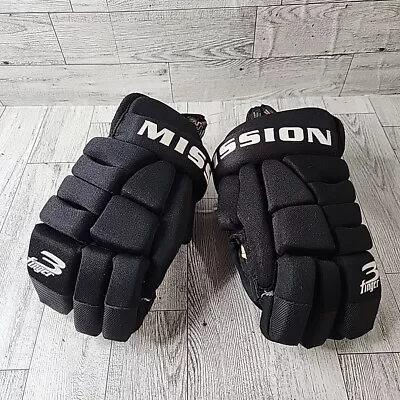 Mission Hockey Youth Kids JR Gloves 9” 3 Fingers Light Used • $15.95