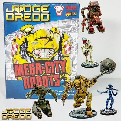 Warlord Games 2000AD Judge Dredd Miniatures Game Mega-City Robots Figures • $52