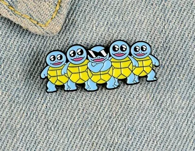 £4.99 • Buy Squirtle Squad Gang Pokemon Enamel Pin Badge