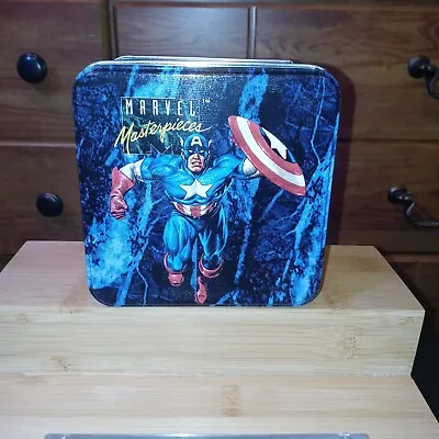 1992 Marvel Masterpieces Master Tin Set W/Spectra Etch & Lost Ladies Chase Cards • $350