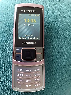 Samsung C3050 - Pink Mobile Phone Slider - Fully Working With Charger • £18