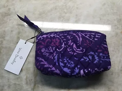 Vera Bradley Mirror Cosmetic Bag:  NWT: Paisley Amethyst • $16.99