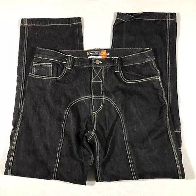 Icon Jeans Mens 36 Recon Jean Baggy Motorcycle Riding Asphalt Technologies Black • $69.95