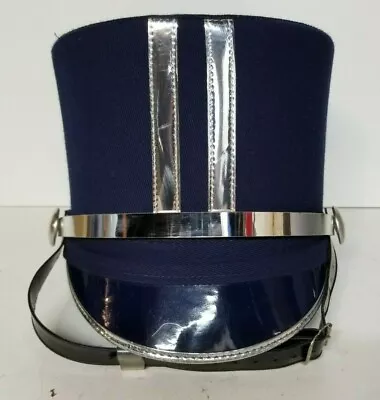 Marching Band Hat Shako Blue Fruhauf • $14.99