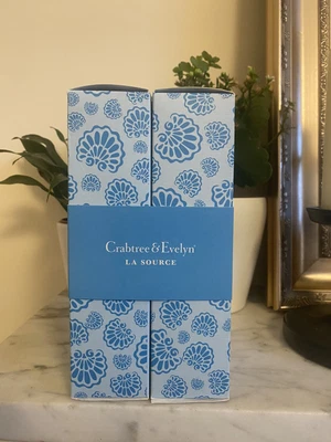 £39.95 • Buy BNIB Crabtree & Evelyn La Source 250ml Shower Gel & 250ml Body Lotion 🐚💙