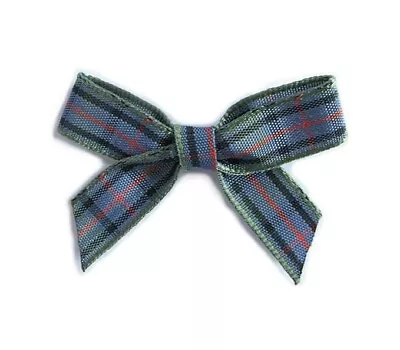 Tartan Ribbon Bows Flower Of Scotland 10mm Ribbon Pack 10 Bows • £3.50