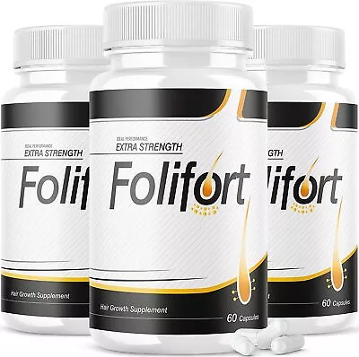 Folifort Hair Growth Pills Felfort Extra Strength Vitamins Supplement (3 Pack) • $69.95