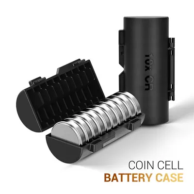 Coin Cell Button Battery CR2032 CR2025 CR2320 Case Storage Organizer Box Holder • $10.99