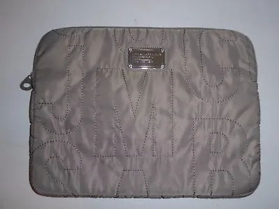 Marc By Marc Jacobs Grey Padded Laptop Case Scrambled Logo • $28