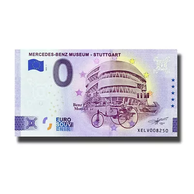 0 Euro Souvenir Banknote Mercedes-Benz Museum Stuttgart Germany XELV 2023-1 UNC • $4.90