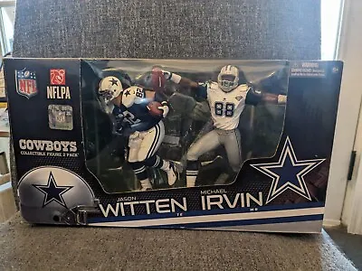 Jason Witten & Michael Irvin 6” Figure 2pk Set Mcfarlane Toys NFL Dallas Cowboys • $100