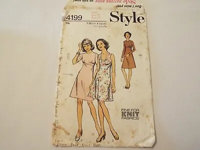 Vintage Style 70s Dress Pattern No 4199 Size  14 • £4.10