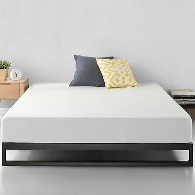 $219 • Buy Zinus Trisha Queen Size Metal Bed Frame Mattress Base Wood Slat Wooden Platform