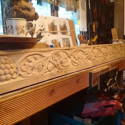 Oak Bargeboard Oak Cornice Gothic Oak Carvinghand Carved Oak Panels  • £245