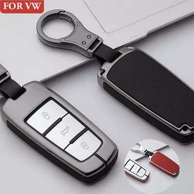 For Volkswagen VW Passat B6 CC Remote Key Fob Case Shell Cover Holder Zinc Alloy • $26.92
