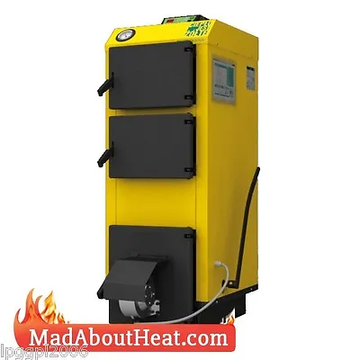 WBI 24kW Fan Assisted Multi Fuel Boiler Burn Logs Coal Waste For Central Heating • £2875