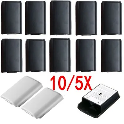 1-10X White/Black Battery Holder Pack Cover Shell F Xbox 360 Wireless Controller • £4.55