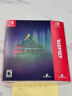 Celeste Deluxe Edition Slipcover Only (Switch) NO GAME • $9.99