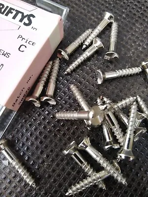 Nickel Plated CLUTCH HEAD TAMPER PROOF SECURITY SCREWS 8 X ¾ ... Qty 40 • £4.99