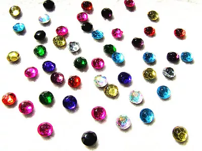 £7.71 • Buy Glass Iron/Glue On Hotfix Rhinestone Diamante BeadsFlat Back 2 Mm SS6 Nail Art