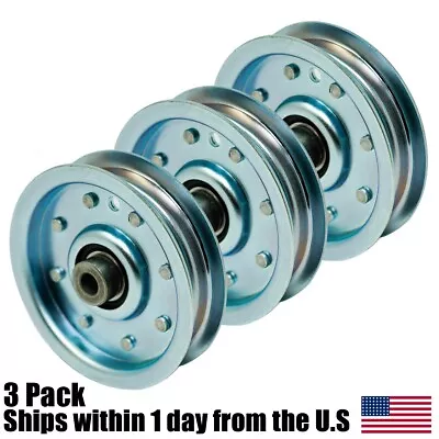 3PK Flat Idler Pulley For Cub Cadet MTD 1180 1515 1800 LT1045 756-0627D 756-0365 • $31.99