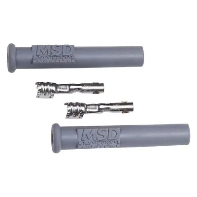 MSD Spark Plug Boot Kit 3301; Replacement Boots 8.5mm Straight Spark Plug Pair • $14.33