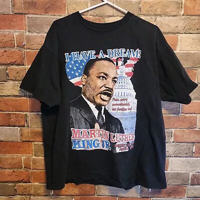 Foot Locket Martin Luther King JR MLK  I Have A Dream  Double Sided XL T Shirt • $28.45