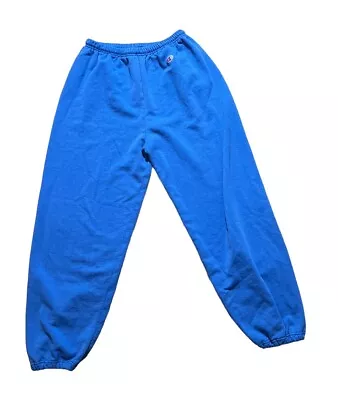 Vintage 90’s Champion Light Blue Size Medium Drawstring Jogging Sweatpants • $29.74