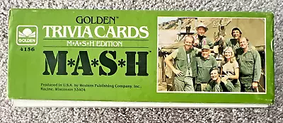 1984 M*A*S*H Golden Trivia Cards MASH Edition Game! Original Box And Card Holder • $1.99