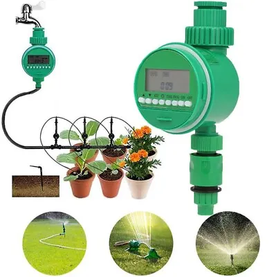 Automatic DIY Drip Irrigation System Plant Timer Self Garden Watering Hose Kit • $18.99