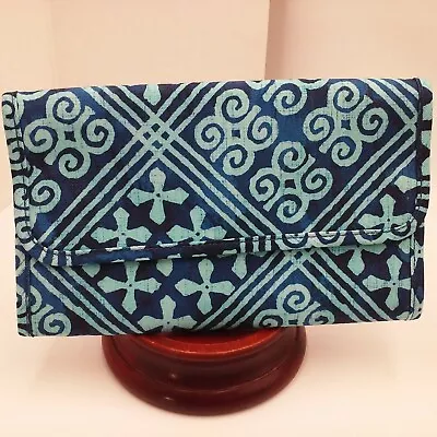 NWOT 2016 Vera Bradley Cuban Tiles Grab N' Go Travel Cosmetic Brush Folder Snap  • $18.88