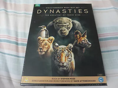 Dynasties - David Attenborough - Dvd & Hardback Book Gift Set - New / Sealed • £9.99