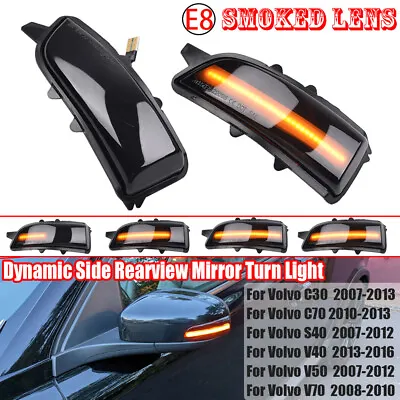 For Volvo C30 C70 S40 V40 V50 V70 S60 LED Dynamic Turn Signal Light Side Marker • $23.06