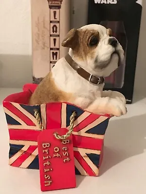 Best Of British Bulldog Union Jack Flag Figure • £44.99