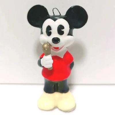 $9.41 • Buy VTG Disney MICKEY MOUSE Porcelain Made In Japan MCM Christmas Ornament Figurine
