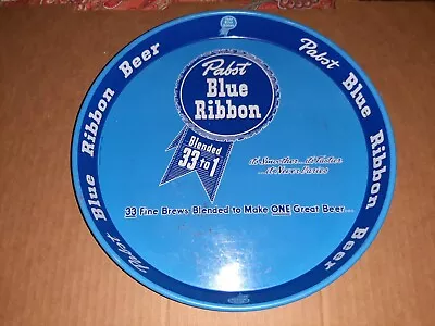 Vintage Pabst Blue Ribbon 33 To 1 Beer Tray 13   No. 021 Milwaukee WI RARE PBR • $95