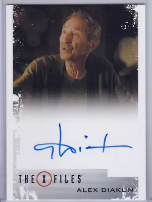 The X-Files Seasons 10 And 11 Alex Diakun  Autograph • $8