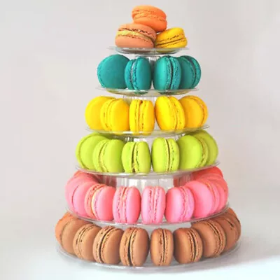 MACAROON Stand Birthday Wedding Post Box MDF Table Show Display Stand 6-Tiers • £19.57