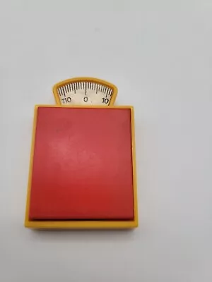 Vintage 1983 Barbie Meritus Yellow + Red Spring Step Scale Workout Weight • $9.99