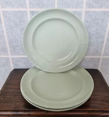 Spode Flemish Green 3 Plates Vintage English China 6.5  • $65