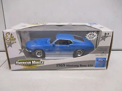 American Muscle 1969 Mustang Boss 429 1/18 Blue • $124.99