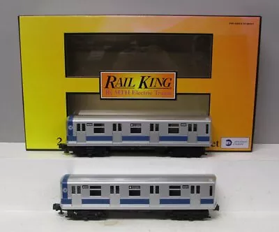 MTH 30-2161 O MTA R-42 Subway Add-On Non-Powered Set (Set Of 2) LN/Box • $162.99