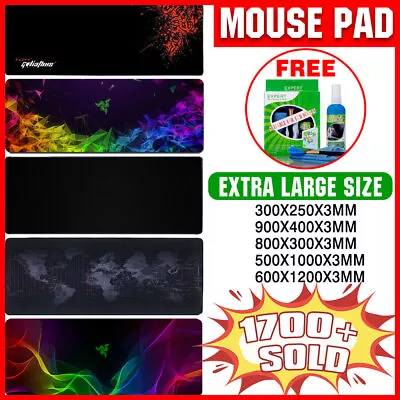 ALL SIZE XXXL Large Gaming Mousepad Desk Mat Anti-slip Rubber Mousepad Leather • $14.99